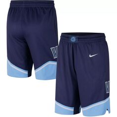 Мужские темно-синие баскетбольные шорты Villanova Wildcats Replica Team Nike