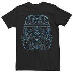 Мужская футболка с графическим рисунком Stormtrooper Line Art Star Wars