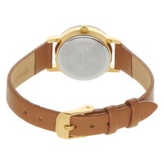 Женские часы с кожаным ремешком и бриллиантовым акцентом Sunray — 75-2447CHGPHY Armitron