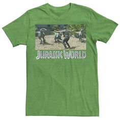 Мужская спортивная футболка с рисунком Jurassic World Owen Raptor Pack Licensed Character