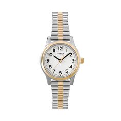 Женские двухцветные расширенные часы - T2N068 Timex