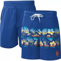 Мужские спортивные шорты для плавания Carl Banks Royal New York Mets Breeze Volley G-III