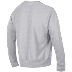 Мужской пуловер обратного переплетения с логотипом Indiana Hoosiers, серый с принтом Indiana Hoosiers Champion