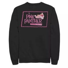Мужской флисовый пуловер с графическим логотипом Pink Panther в штучной упаковке Licensed Character