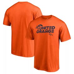 Мужская оранжевая футболка с логотипом Denver Broncos ReUnited Fanatics
