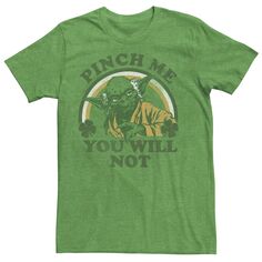 Мужская футболка Yoda Pinch Me You Will Not Star Wars