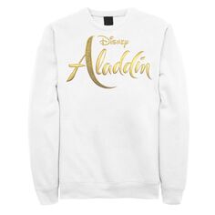 Мужской свитшот с логотипом Aladdin Disney, белый