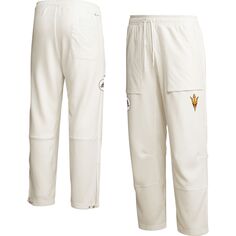 Мужские кремовые брюки Arizona State Sun Devils Zero Dye AEROREADY adidas