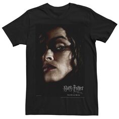 Мужская футболка с графическим плакатом «Гарри Поттер Дары смерти» Беллатрикс Лестрейндж Licensed Character
