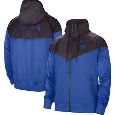 Мужская куртка реглан с молнией во всю длину темно-серого цвета/Royal Florida Gators Windrunner Nike