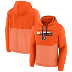 Мужской оранжевый пуловер с капюшоном Philadelphia Flyers Slash Attack Fanatics