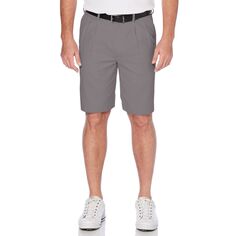 Мужские шорты для гольфа с двойным складками и активным поясом Grand Slam