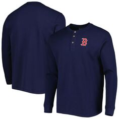 Мужская темно-синяя футболка с длинным рукавом Dunbrooke Boston Red Sox Maverick