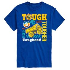 Футболка Big &amp; Tall Tough Tougher Toughest с цветным рисунком Tonka, синий