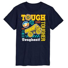 Футболка Big &amp; Tall Tough Tougher Toughest с цветным рисунком Tonka, синий