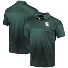 Мужская зеленая футболка-поло Michigan State Spartans Marshall Colosseum