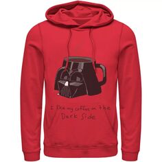 Мужская кружка «Звездные войны Дарт Вейдер» с капюшоном «I Like My Coffee On The Dark Side» Licensed Character, красный