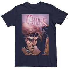 Мужская футболка с плакатом Marvel Neon Gambit Licensed Character
