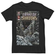 Мужская футболка Comixology Crypt Of Shadows с обложкой комиксов и графическим рисунком Marvel