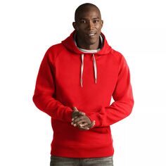 Мужской пуловер Victory Antigua, ярко-красный