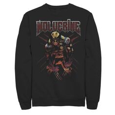 Мужской флисовый пуловер с рисунком X-Men Wolverine Epic Regenerative Rock Marvel