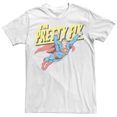 Мужская футболка с плакатом Superman Pretty Fly DC Comics