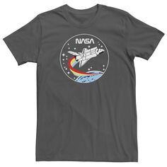Мужская футболка NASA Shuttle Launch Orbit Licensed Character