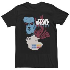 Мужская футболка с рисунком Admiral Thrawn Head Shot Star Wars