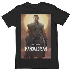 Мужская футболка с плакатом с персонажем The Mandalorian Greef Karga Star Wars