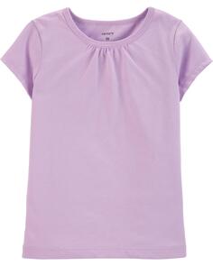 Хлопковая футболка для малышей Carter&apos;s, фиолетовый Carters
