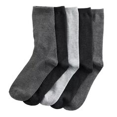 Женские однотонные вязаные носки Sonoma Goods For Life, 5 пар Sonoma Goods For Life, черный