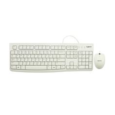 Комплект периферии Logitech MK120 (клавиатура + мышь), белый
