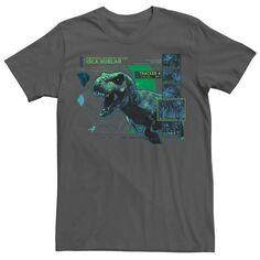 Мужская футболка T Rex Isla Nublar Tacker Jurassic World