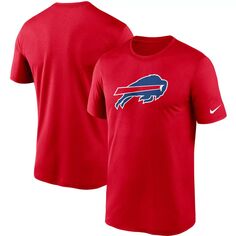 Мужская красная футболка с логотипом Buffalo Bills Essential Legend Performance Nike
