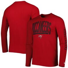 Мужская красная футболка с длинным рукавом Tampa Bay Buccaneers Joint Authentic Home Stadium New Era