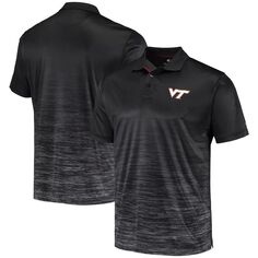 Мужская черная футболка-поло Virginia Tech Hokies Marshall Colosseum