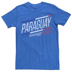 Мужская футболка с логотипом в косую полоску Gonzales Paraguay Licensed Character