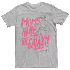 Мужская футболка с рисунком принцессы Леи Moms Rule The Galaxy Star Wars