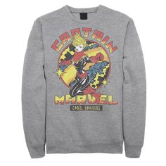 Мужская флисовая куртка с портретным логотипом Captain Vintage Space Logo Marvel