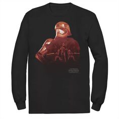 Мужская футболка с длинным рукавом The Force Awakens Captain Phasma Fill Star Wars