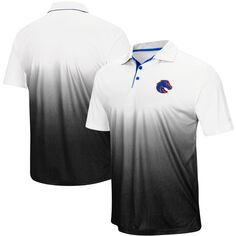 Мужская серая футболка-поло с логотипом Boise State Broncos Magic Team Colosseum