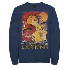 Мужской свитшот The Lion King Happy Group Disney, синий