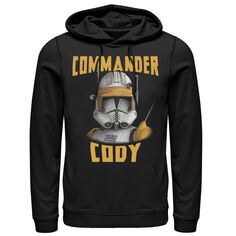 Мужская толстовка с капюшоном «Звездные войны: Войны клонов, командир Коди» Licensed Character