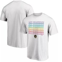 Мужская белая футболка с логотипом Milwaukee Brewers City Pride Fanatics