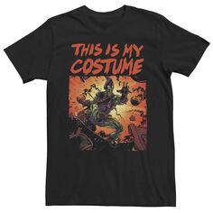 Мужская футболка с портретом Marvel Goblin «Это мой костюм» Licensed Character