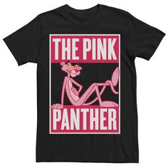 Мужская футболка с логотипом Pink Panther Brick Licensed Character