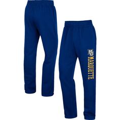 Мужские синие брюки Marquette Golden Eagles с надписью Colosseum
