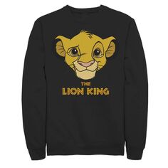 Мужская флисовая куртка The Lion King Young Simba Face Disney