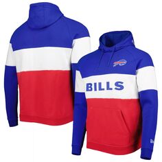 Мужской красный пуловер с капюшоном Buffalo Bills с цветными блоками Current New Era