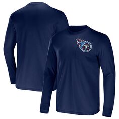 Мужская футболка с длинным рукавом из коллекции NFL x Darius Rucker от Fanatics Navy Tennessee Titans Team